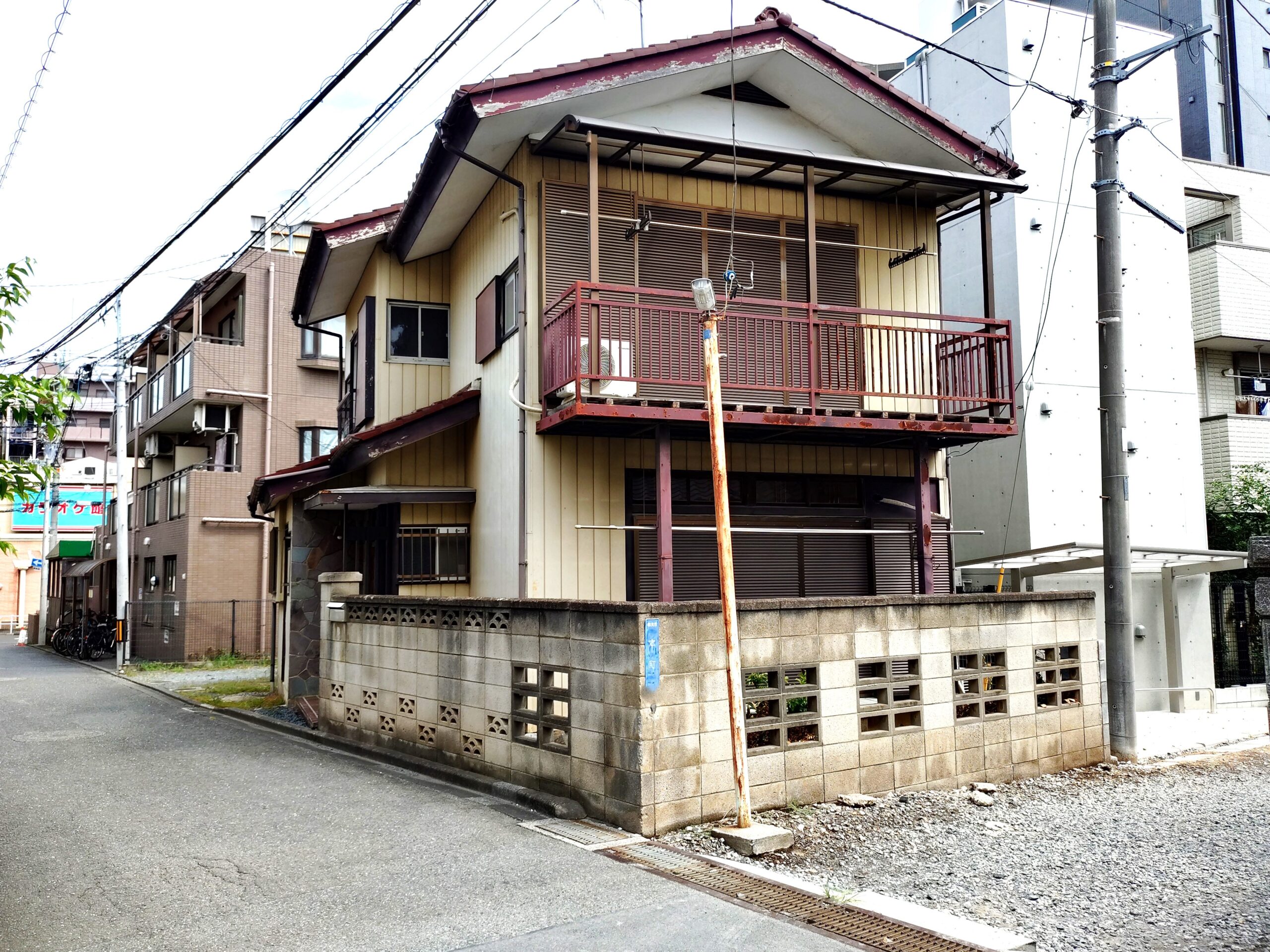 和光市本町・駅徒歩4分・南西角地・土地約37坪の外観
